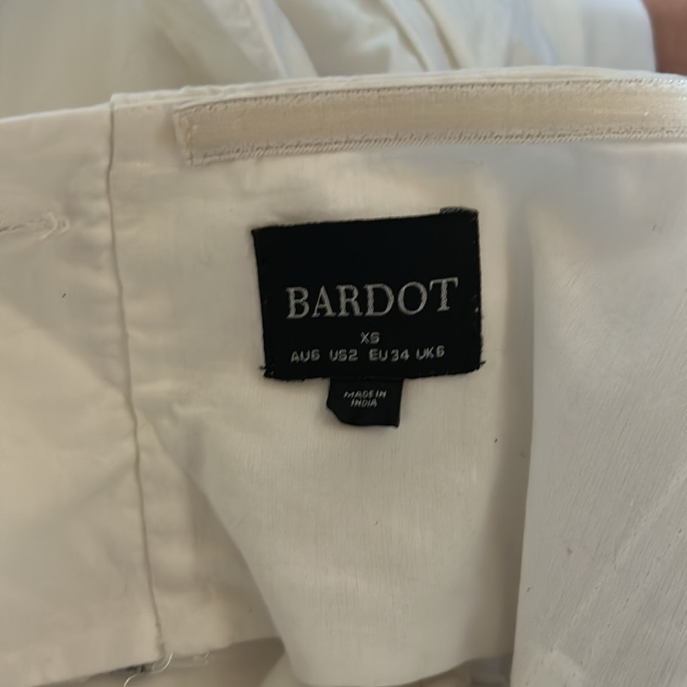 BARDOT MAKAELA MIDI DRESS US 2 XS white - Picture 10 of 14